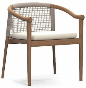 Atmosphera Садовый стул с подлокотниками из тика и веревки Lodge Lg.sb