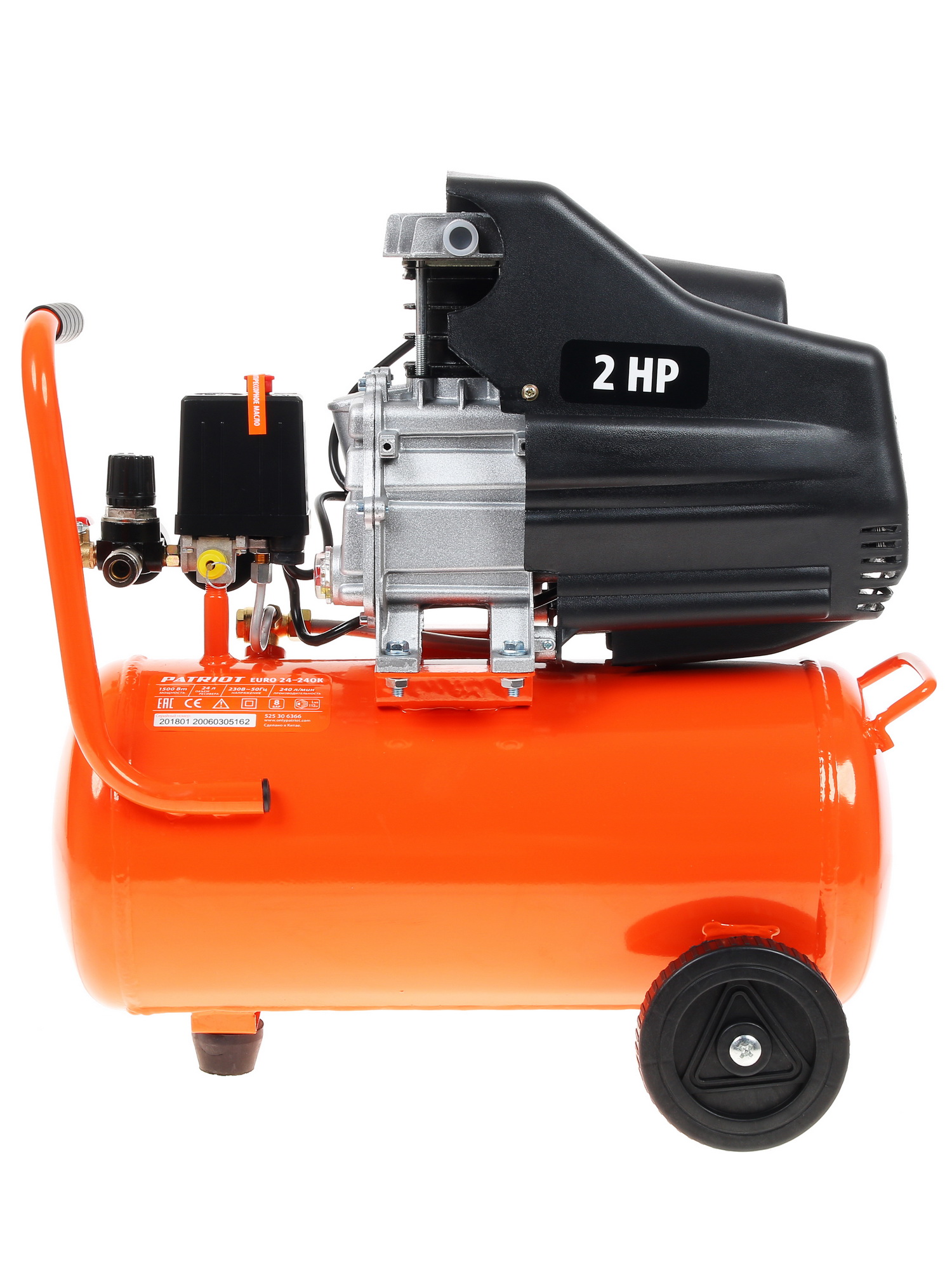 Компрессор поршневой масляный Patriot EURO 24-240K + KIT 5В 1133928 STDN-0111197 - Вид №1