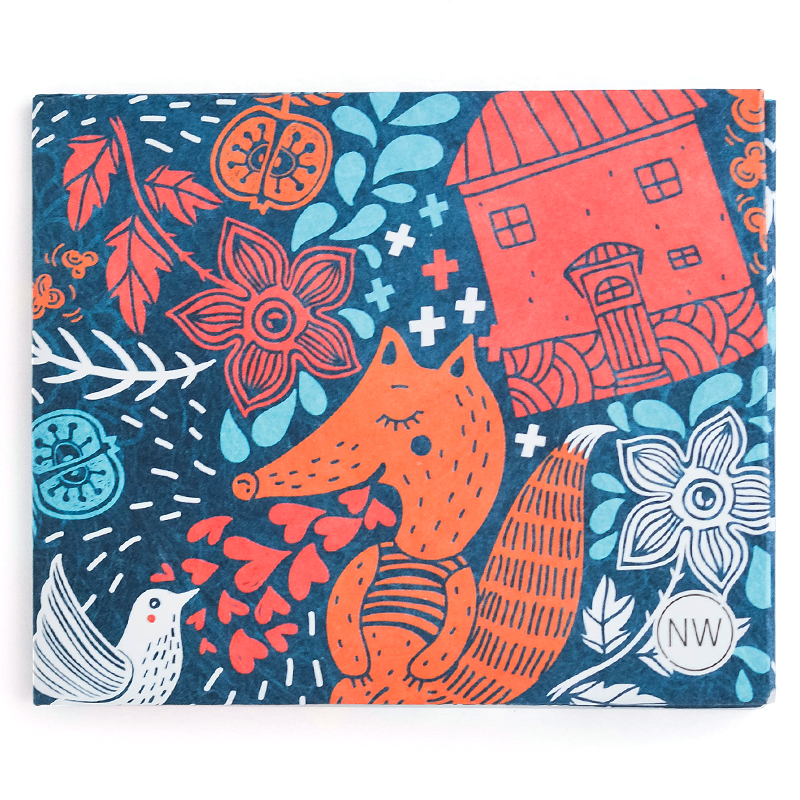 NW-036 Бумажник foxes New wallet 