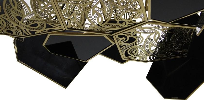 KOKET Подвесной светильник отраженного света из латуни Hypnotic sun-id-1406340 - Вид №4