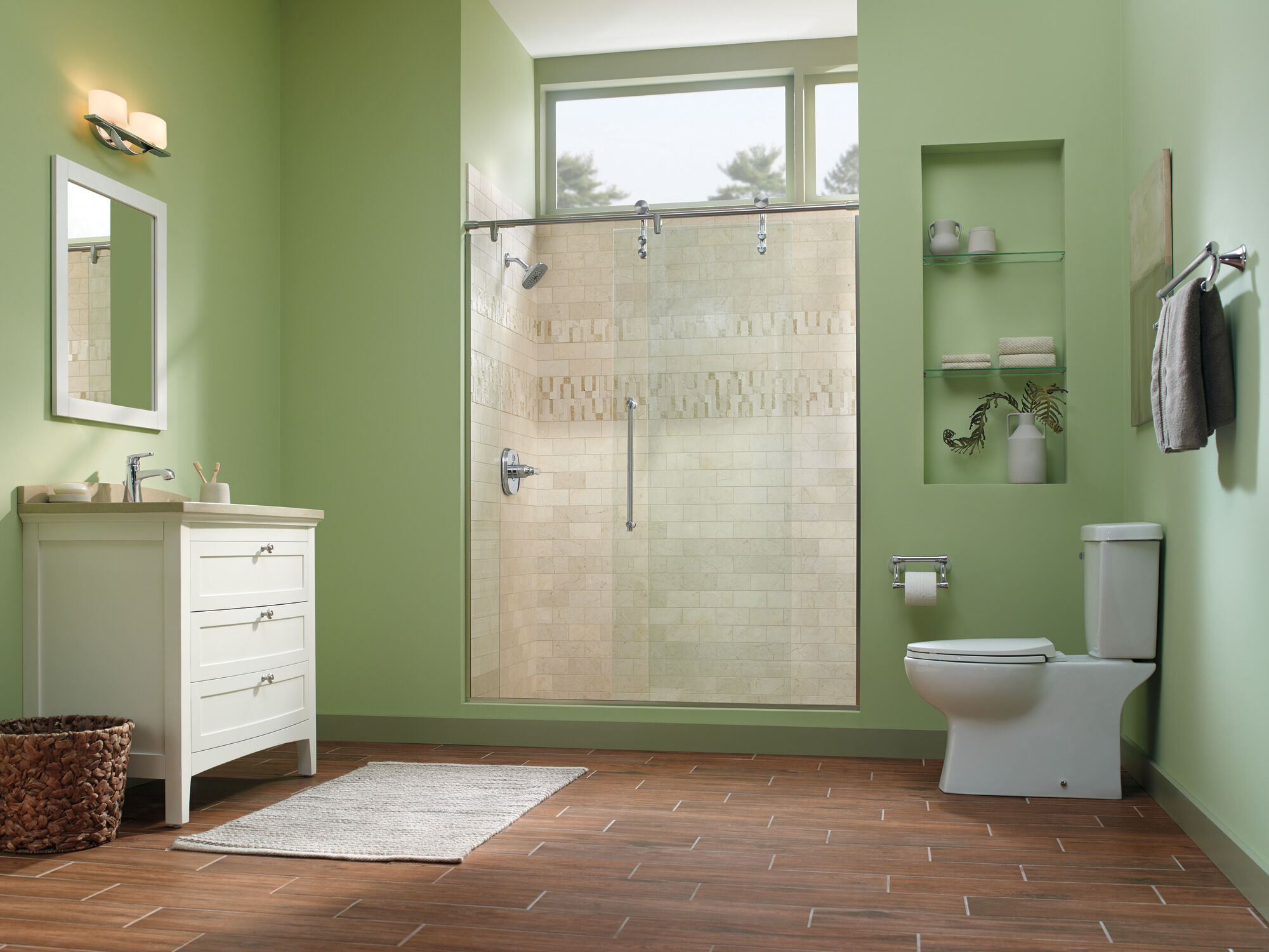 Touch-Clean Raincan одинарная душевая лейка Delta Faucet RP64859OB - Вид №1