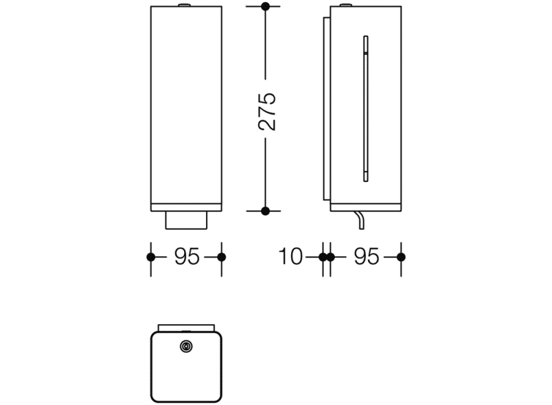 805.06.100 Дозатор для жидкого мыла HEWI Spenderprodukte  - Вид №16