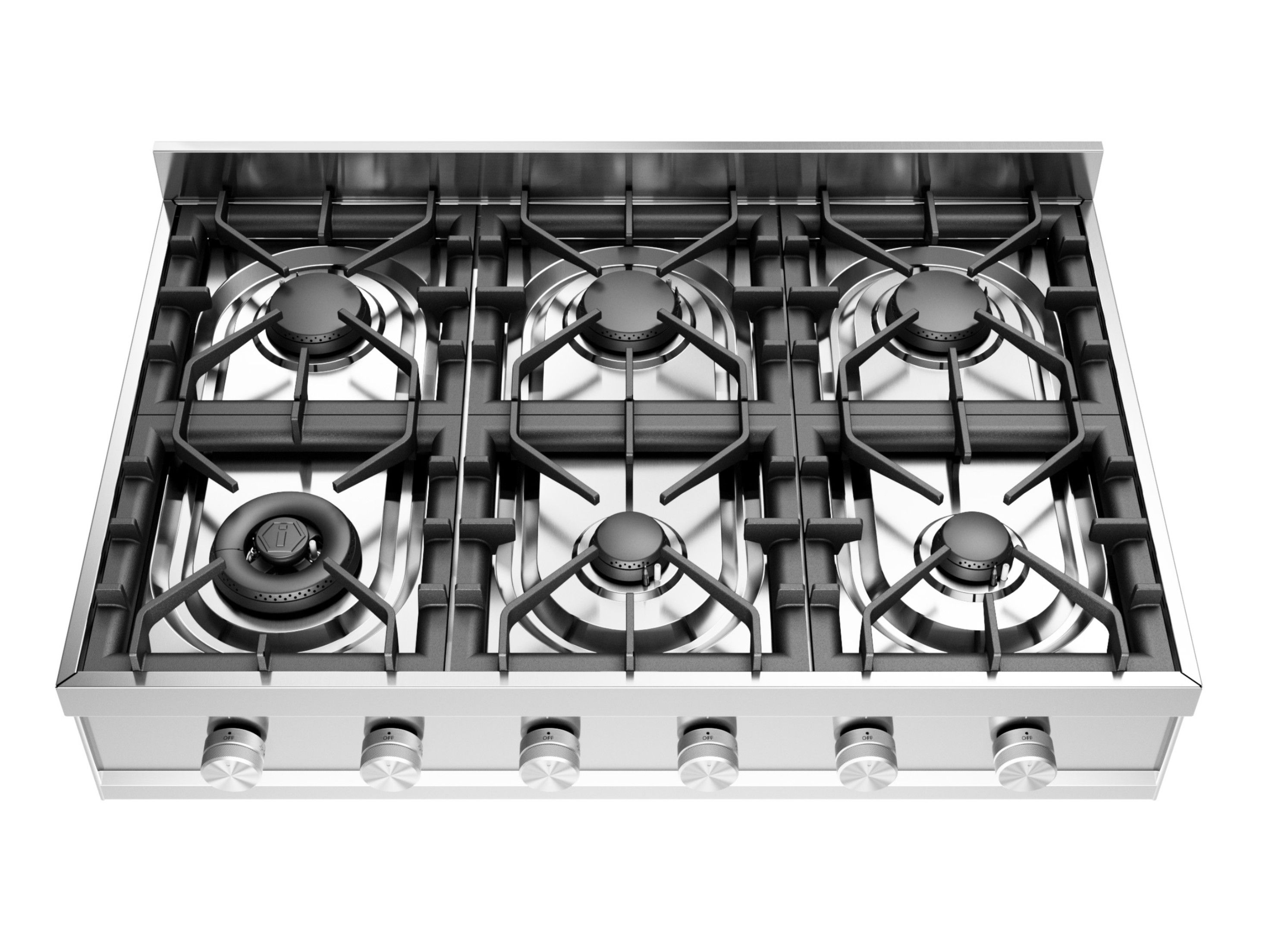 Газовая плита из нержавеющей стали Ilve Professional Plus ARCH-00068392 - Вид №1