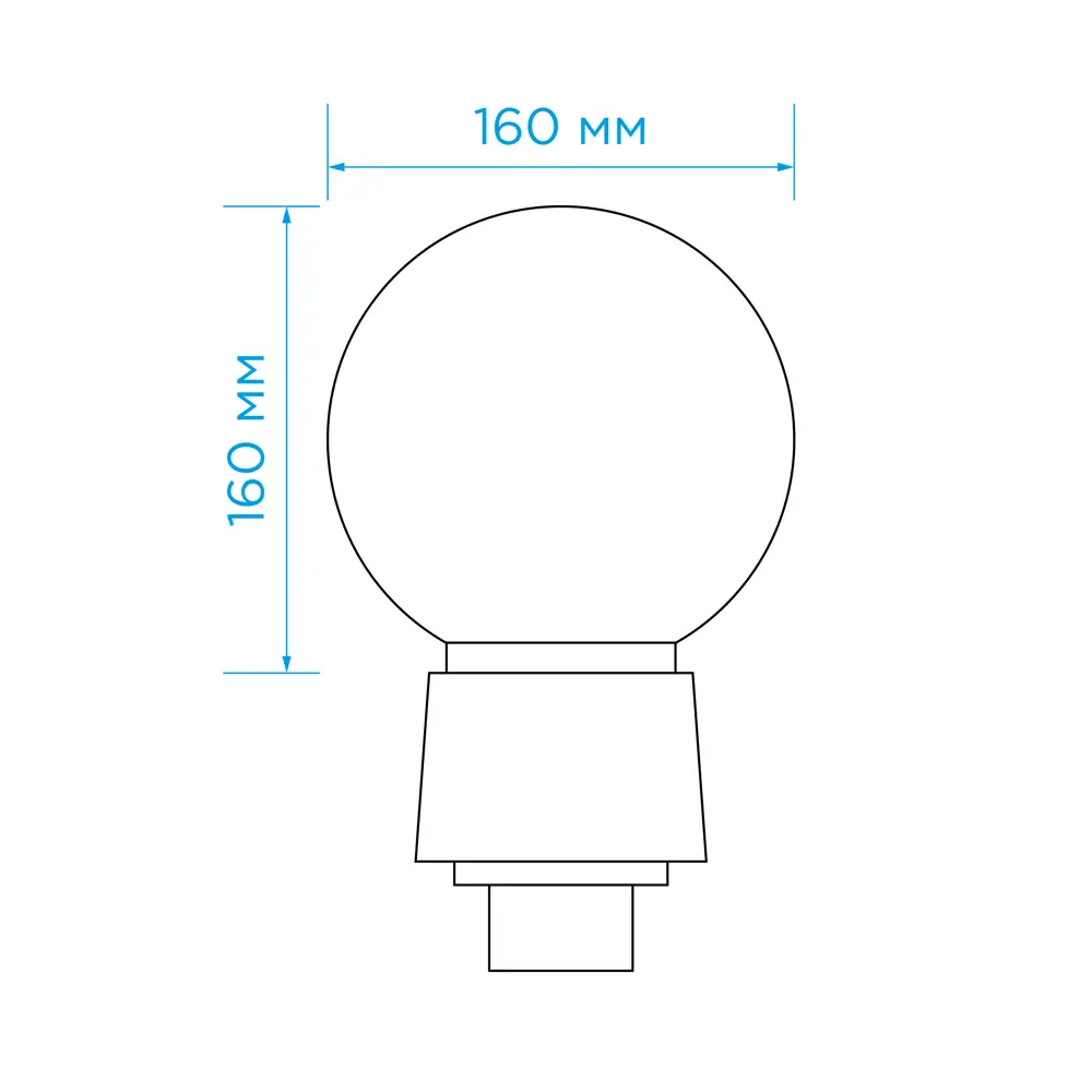 APEYRON Шар — уличный светильник с элегантным дизайном 81969432 STLM-0016088 - Вид №8