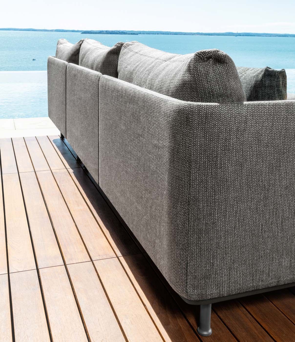 Ткань сад диван с полуостровом Talenti Slam ARCH-00126400 - Вид №4