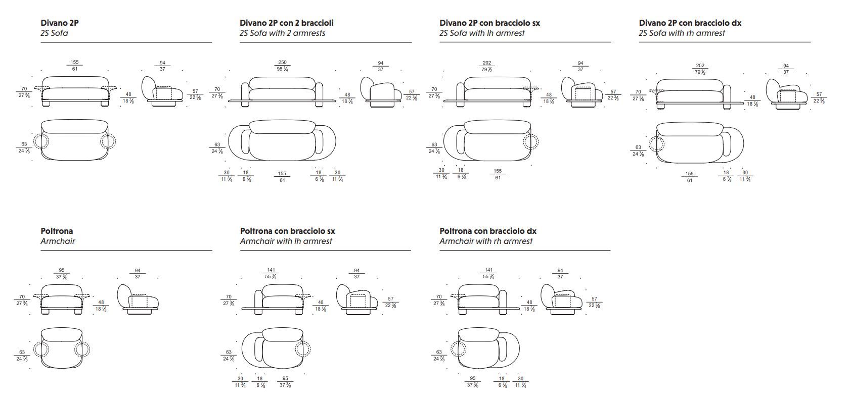 Ткань Dormeuse Busnelli GRUMETTO ARCH-00065752 - Вид №2
