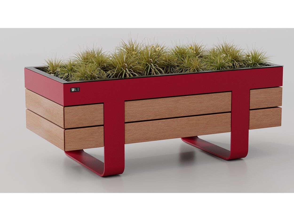 Стальная и деревянная плантатор DIMCAR ARCH-00074627