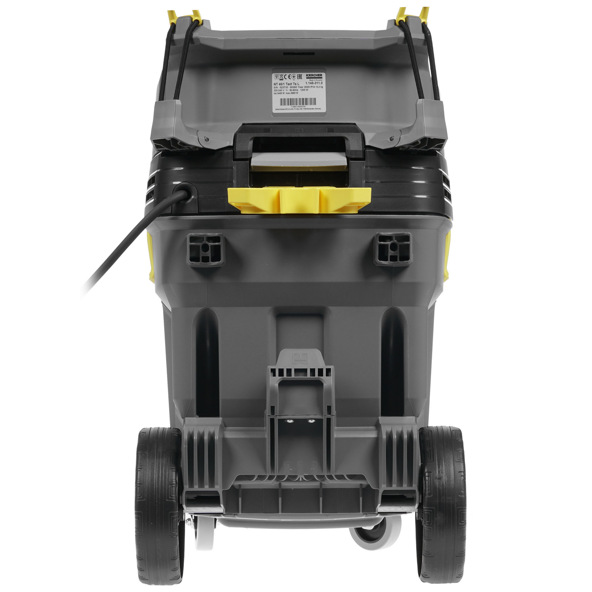 8198473 Пылесос Karcher NT 40/1 Tact Te L серый STDN-0144261 - Вид №5