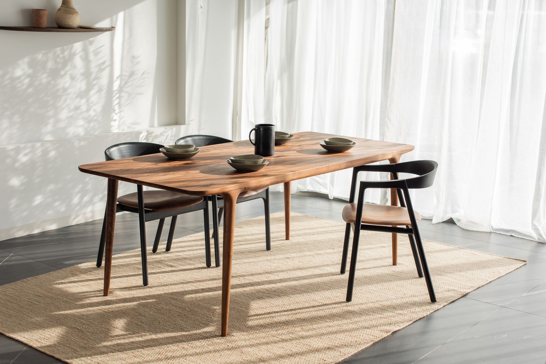 Мягкое кожаное кресло с открытой спинкой Gazzda MUNA ARCH-00051365 - Вид №13