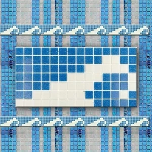 БОРДЮР ИЗ СТЕКЛЯННОЙ МОЗАИКИ BE117(m) ALMA БОРДЮРЫ 20