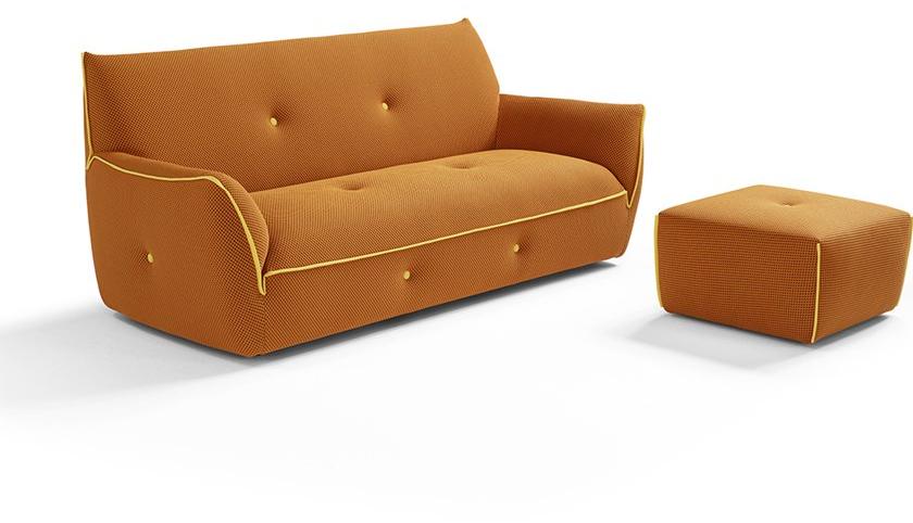 Egoitaliano Пуф из ткани Yuki sun-id-1357968 - Вид №5