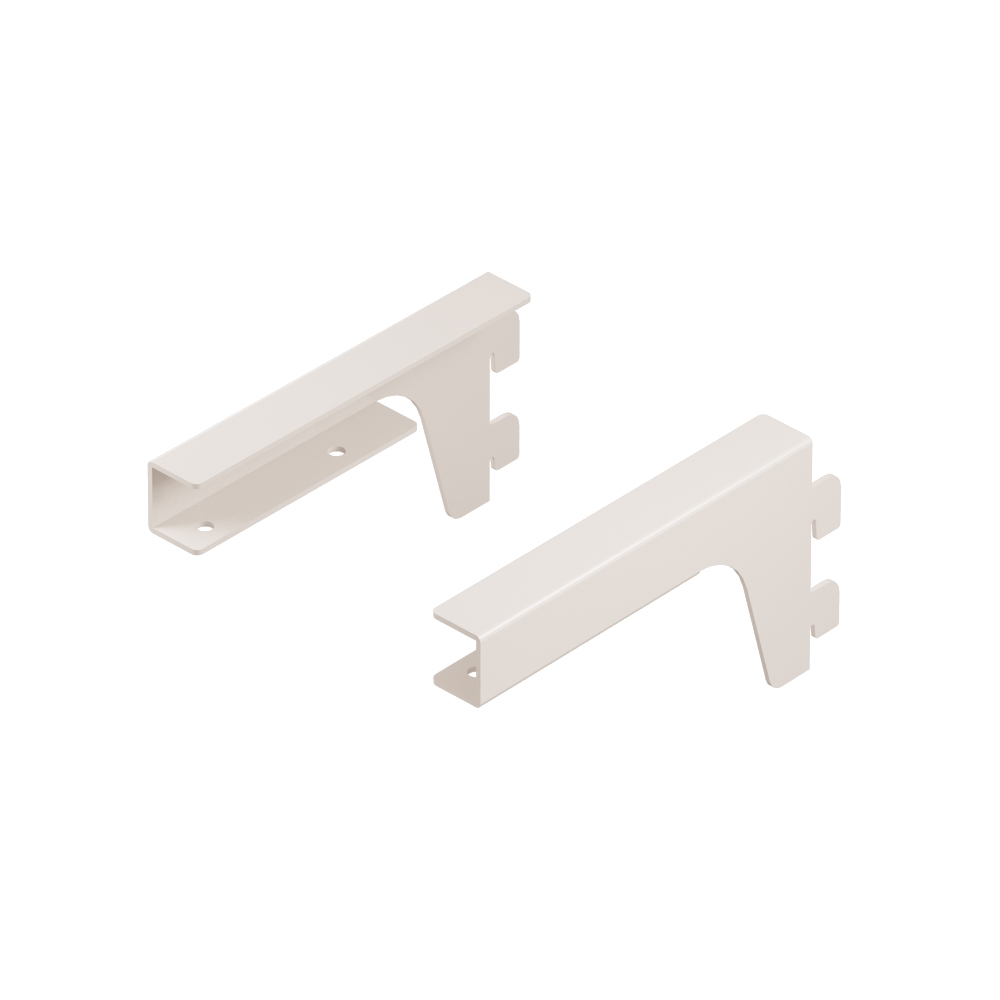 Кронштейны для ЛДСП , 150x70x18 мм, магнолия, 2 шт LJPS0323 Public Steel Россия 