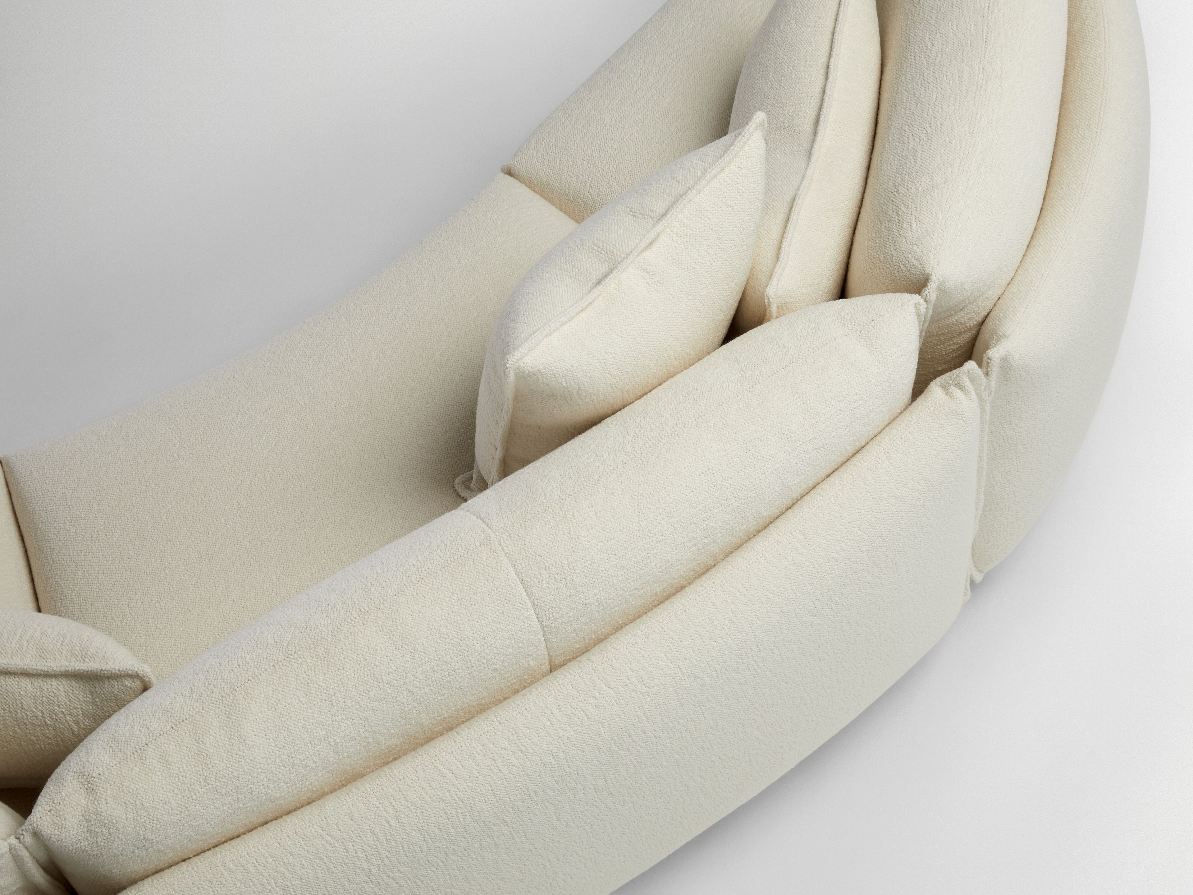 3-местный изогнутый тканевый диван Ross Gardam Hearth ARCH-00097453 - Вид №11