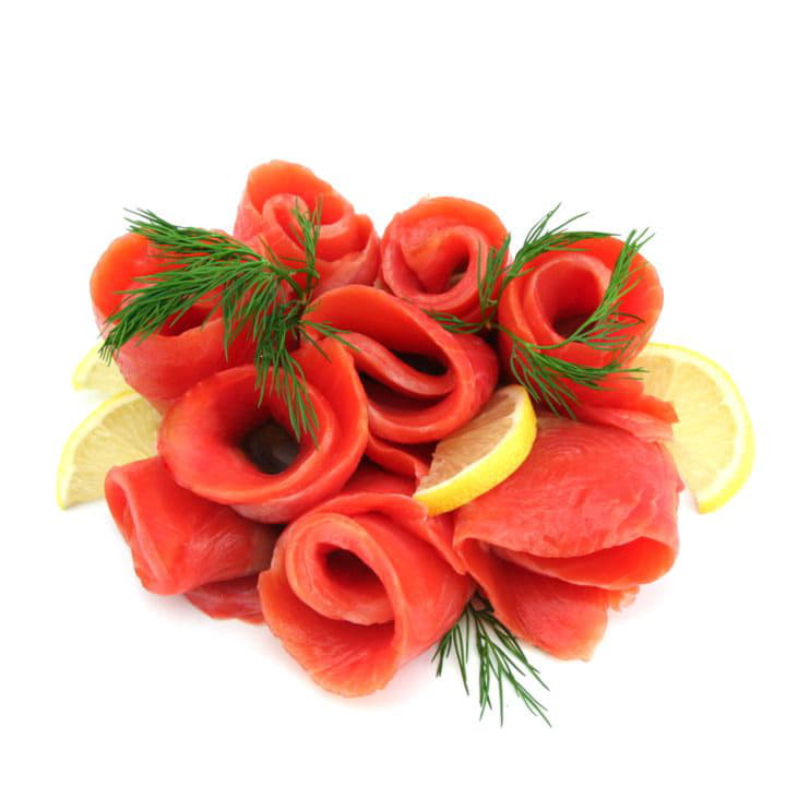 Форель нарезка из пласта слабосолёная 300 г Santreyd 9172 - Вид №1