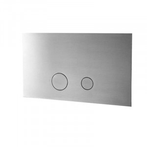 PUR 500 Двухпоступная Тарелка Geberit С 2 Кнопками Linki PURO Сатиновая Сталь
