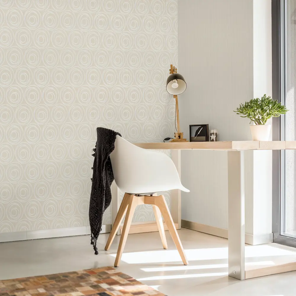 Обои флизелиновые Ateliero Space бежевые 1.06 м AT283052 STLM-2045969 - Вид №3