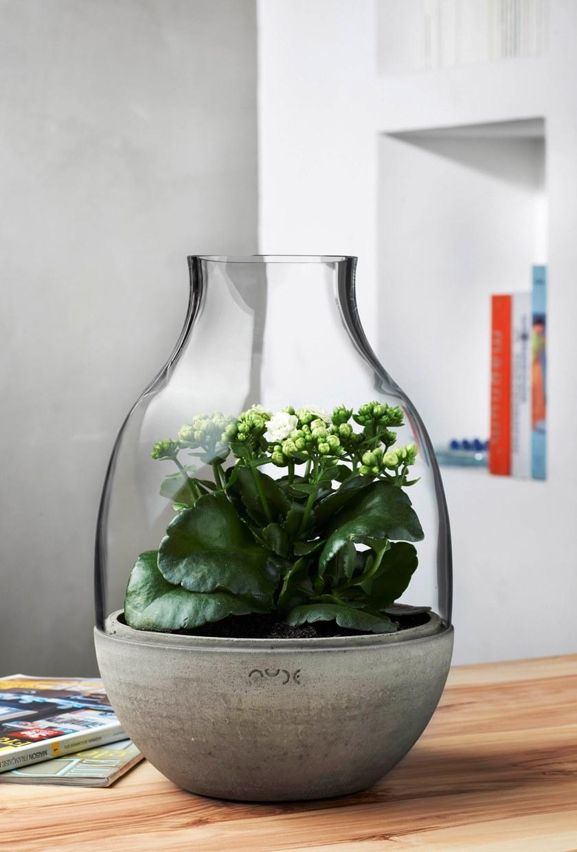 NUDE Хрустальная ваза на бетонном основании Eden sun-id-1348447 - Вид №3