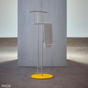 GSDSB2-BPGe Стойка Valet - бесшумная накладная, опорная плита: желтая. PHOS