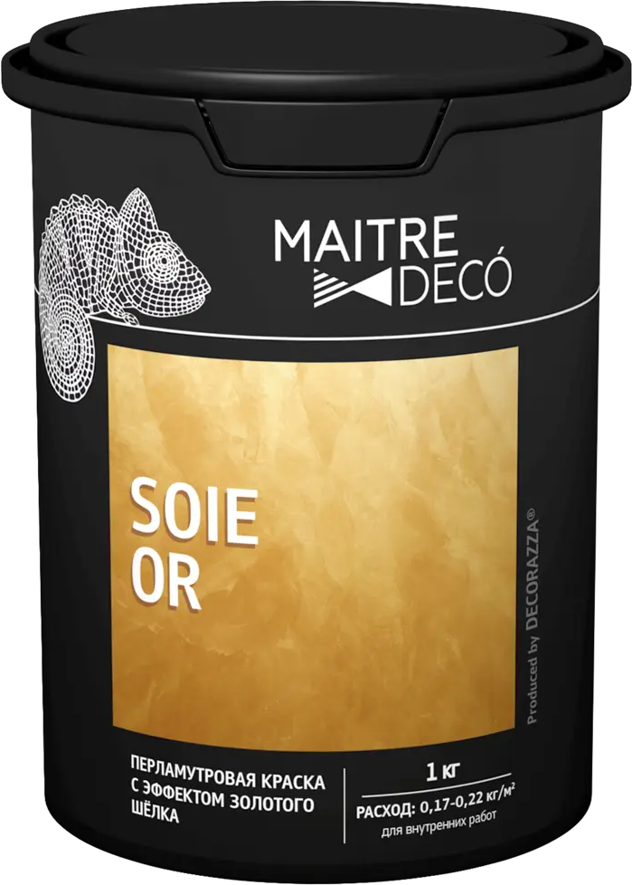 MAITRE DECO Soie Or - Декоративная краска с эффектом шелка, золотой оттенок 89149802