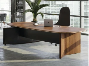 Ersa Письменный стол из фанерованной древесины со встроенной полкой