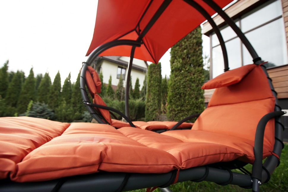 Качели садовые подвесные двухместные Luna Concept BESTA FIESTA  132503 Оранжевый  - Вид №6