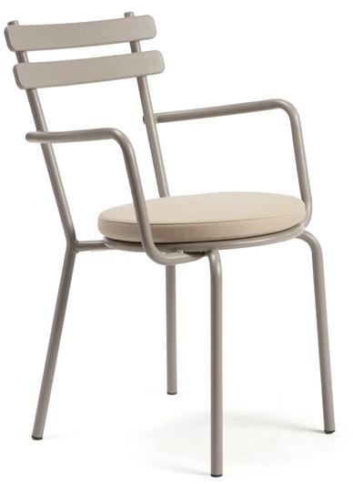 Vermobil Металлический садовый стул с подлокотниками Grace Gr300 - Вид №1