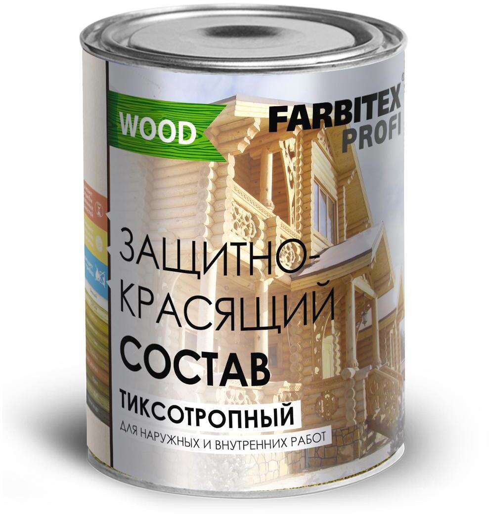 90487998 Состав защитно-красящий для древесины Profi Wood 4300005234 калужница 0.9 л STLM-0248235 FARBITEX