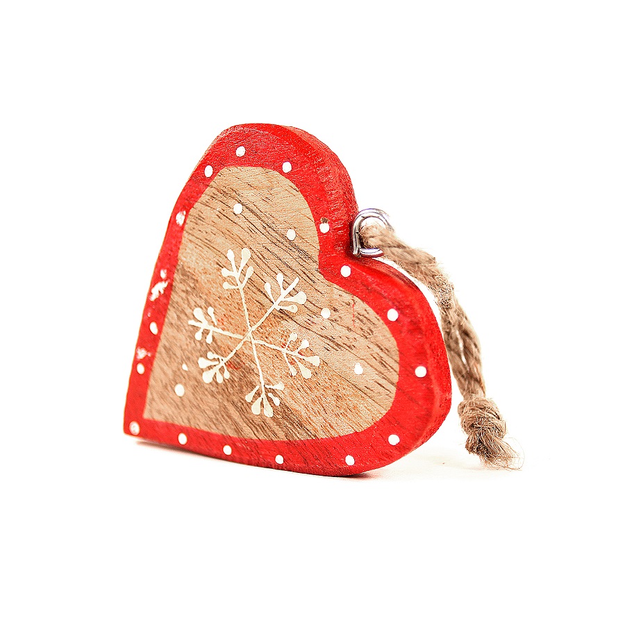 Украшения подвесные Stars/Trees/Hearts, деревянные, в подарочной коробке, 12 шт Enjoyme ENNY0007 - Вид №7