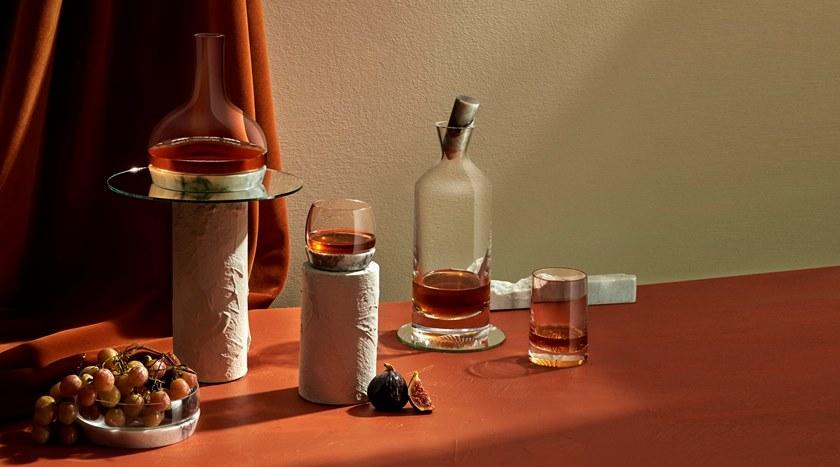 NUDE Хрустальный графин с мраморным основанием Chill sun-id-1496936 - Вид №7