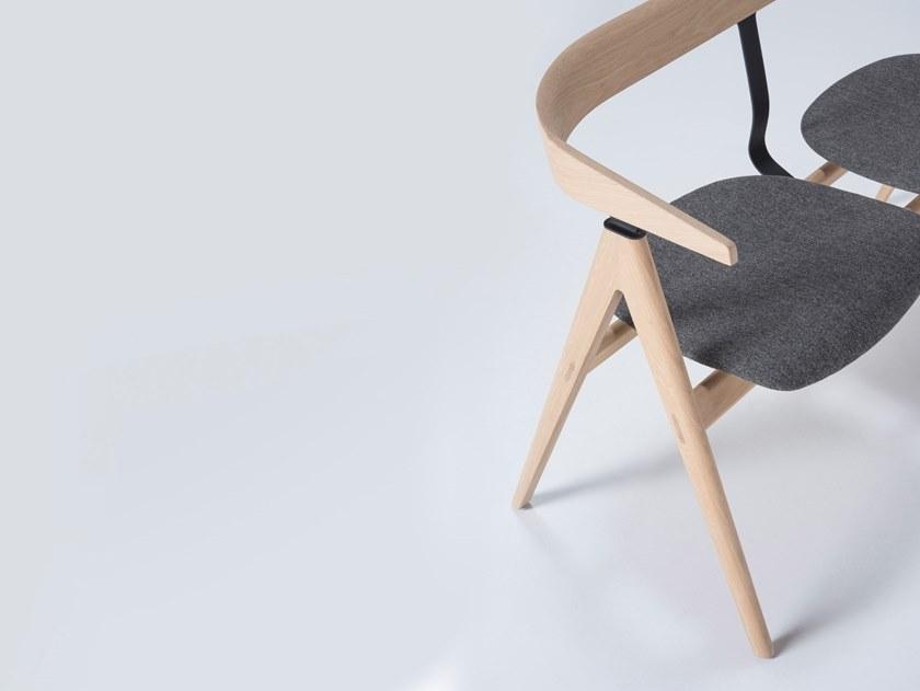 Gazzda Скамья со спинкой, обитая тканью Ava sun-id-1460016 - Вид №1