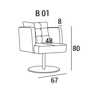 Вращающееся кресло Domingo Salotti Artibella ARCH-00148896 - Вид №3