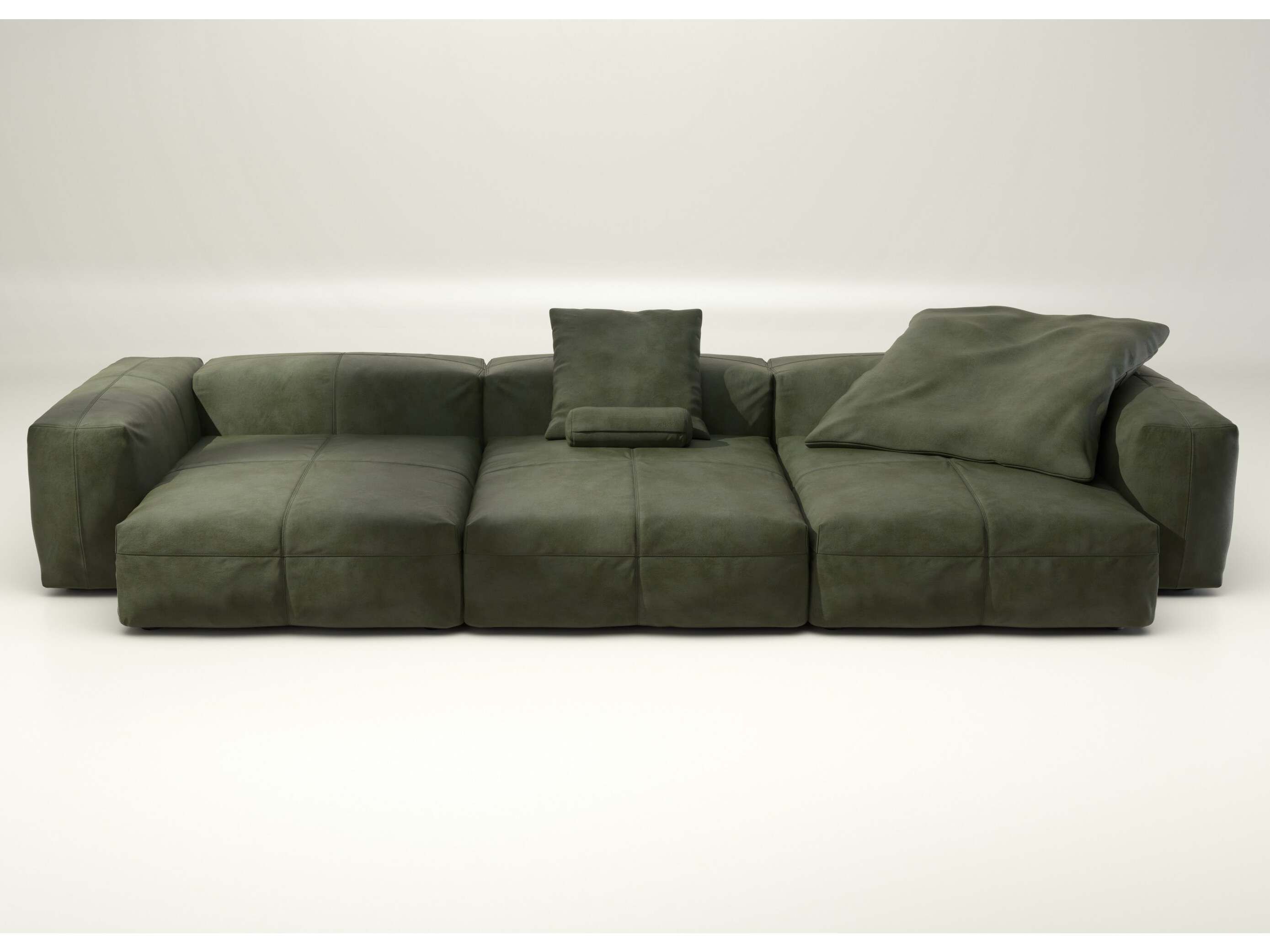 Кожаный модульный диван vetsak Leather ARCH-00123385