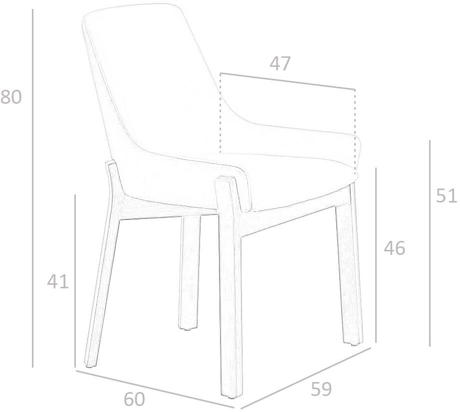 Angel Cerdá Стул из искусственной кожи New chair 4017 ch1601 Angel Cerda - Вид №6