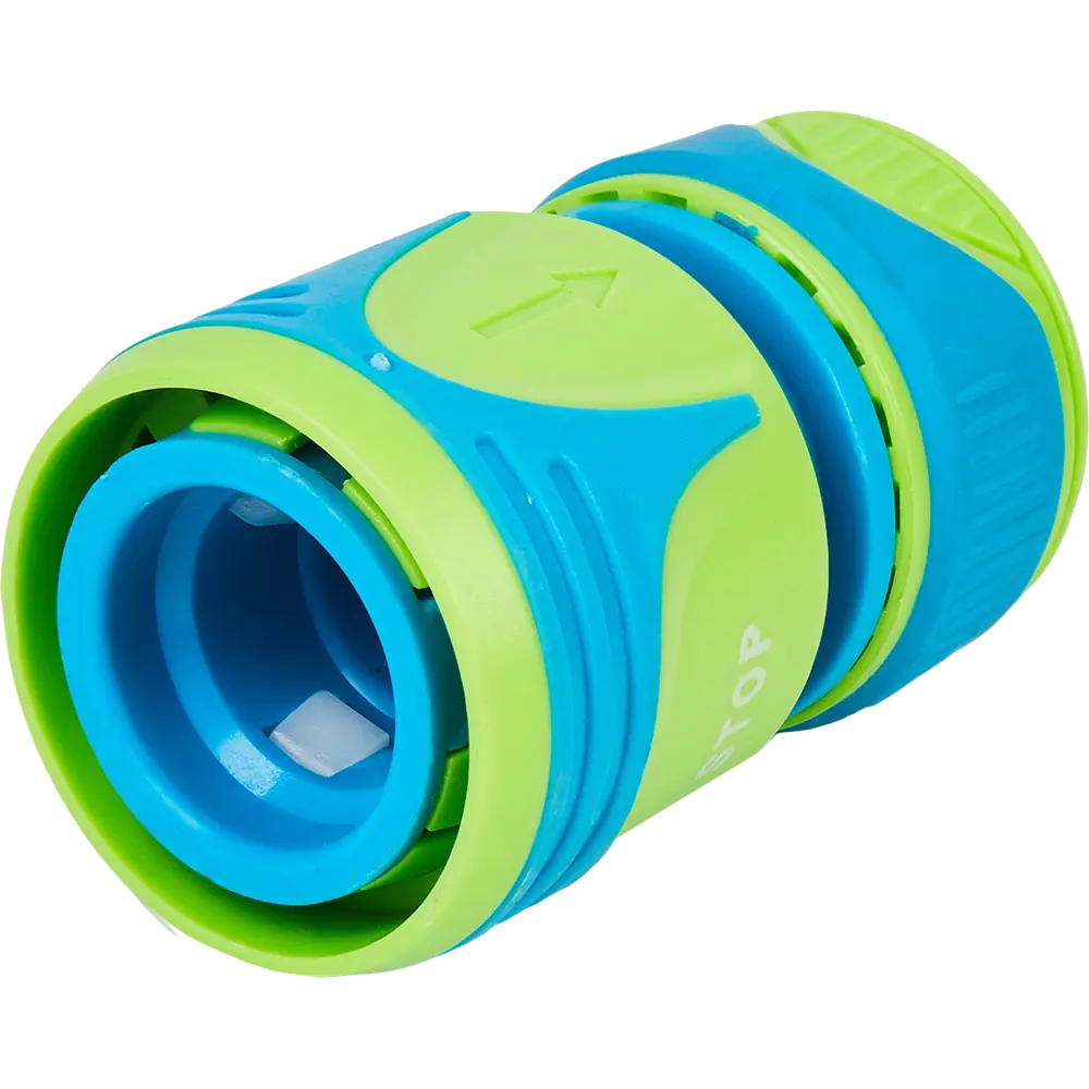 PALISAD LUXE 65778 - Быстросъемный соединитель для шланга с аквастопом 1/2" 86353881 STLM-0068017 - Вид №1