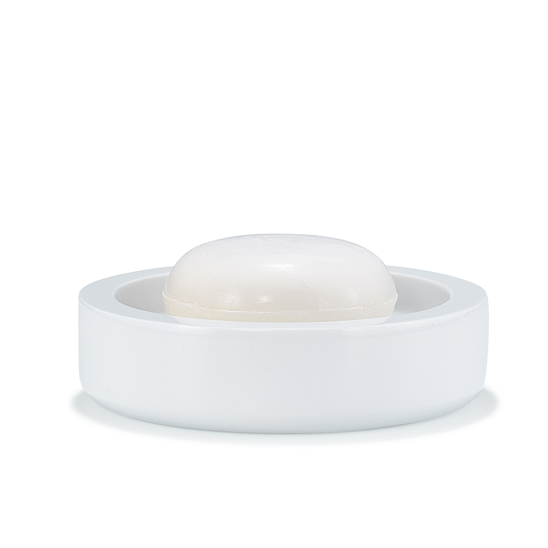 DOME-WHT-SD Белая глянцевая мыльница Dome Labrazel 