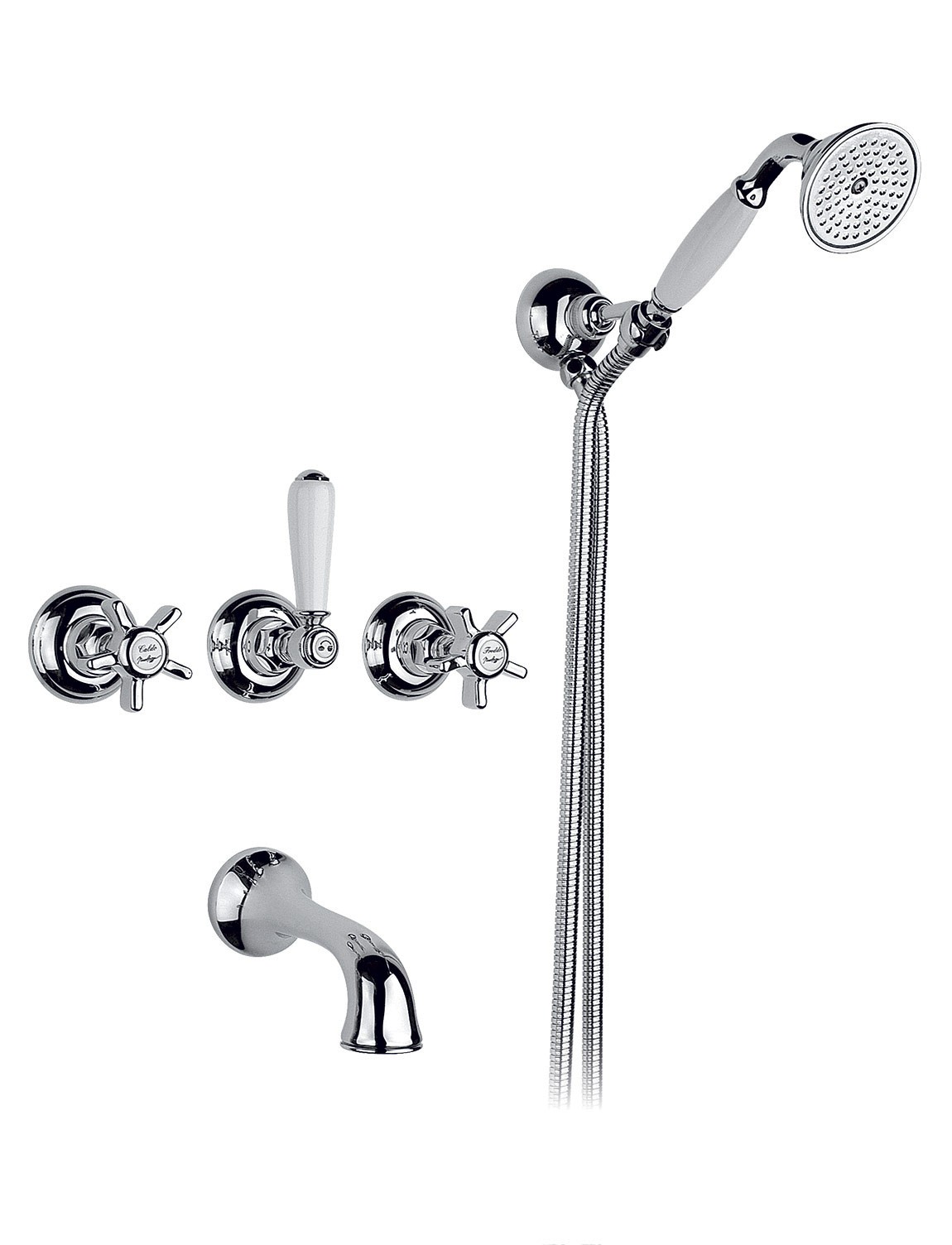 1403 ** 18 Комплект ванны с центральным изливом «парус» Nicolazzi Series Traditional 