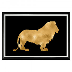 896523245_1818 Арт-постер «Золотой лев» Object Desire