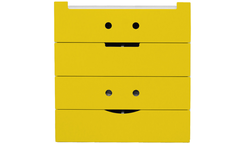 Комод детский с 4 ящиками и декором "Близнецы Валли и Вилли" МАНДАРИН ЧУДИКИ 178772 Зеленый Santreyd  - Вид №1