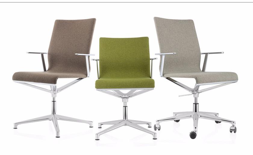ICF Поворотный офисный стул из ткани с 5 спицами и подлокотниками Stick chair sun-id-1349929 - Вид №1