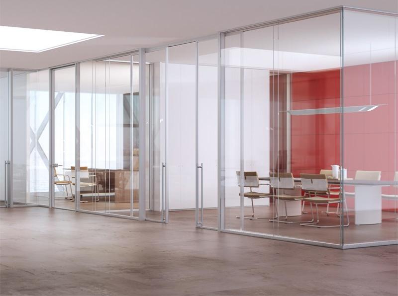 MASCAGNI Мобильная стена из алюминия и стекла для офиса Allinone sun-id-1370513 - Вид №3