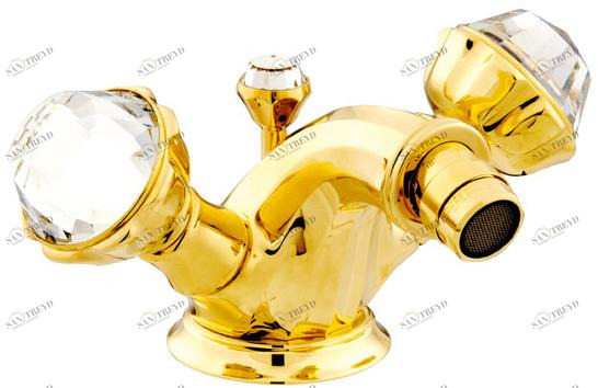 Bronces Mestre Смеситель для биде с одним отверстием и кристаллами swarovski® Indica sun-id-1429125