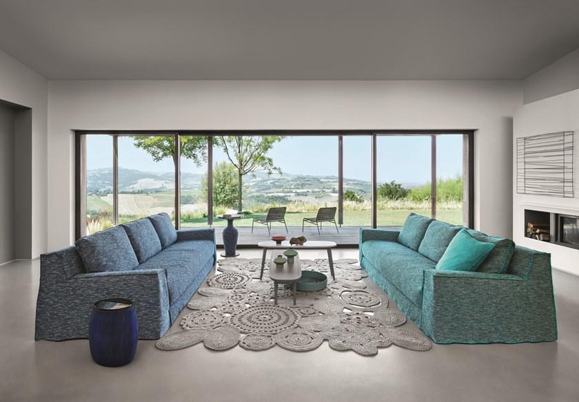 Gervasoni 4-х местный тканевый диван со съемным чехлом Loll sun-id-1380779 - Вид №3