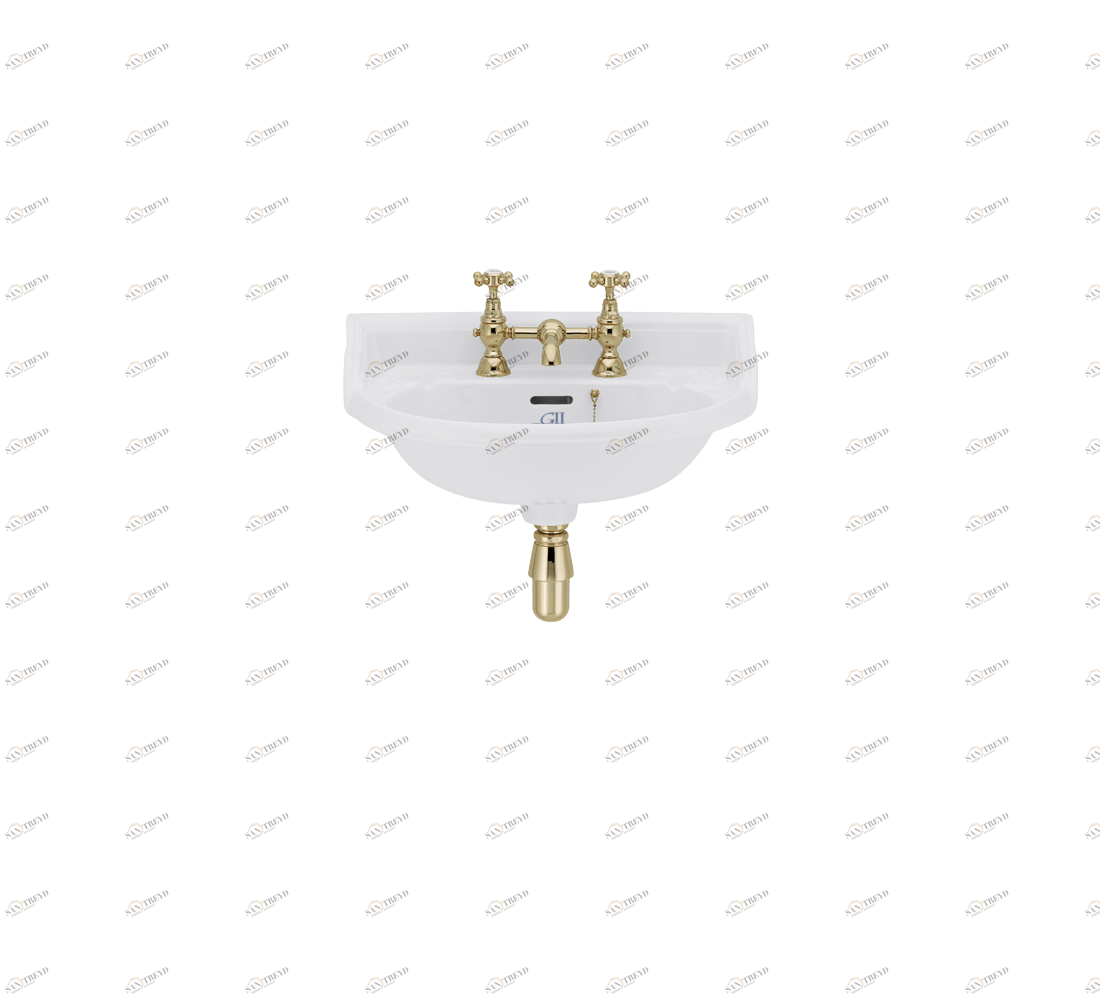 Gentry Home Таз большой белый Victorian Белый GH100131