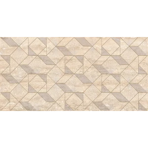 Декор настенный Azori Ascoli Diamond 31.5x63 см матовый камень цвет бежевый