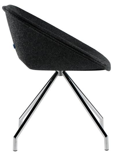 B&T Design Стул на козелке из ткани Kirmizi sun-id-1457187 - Вид №3