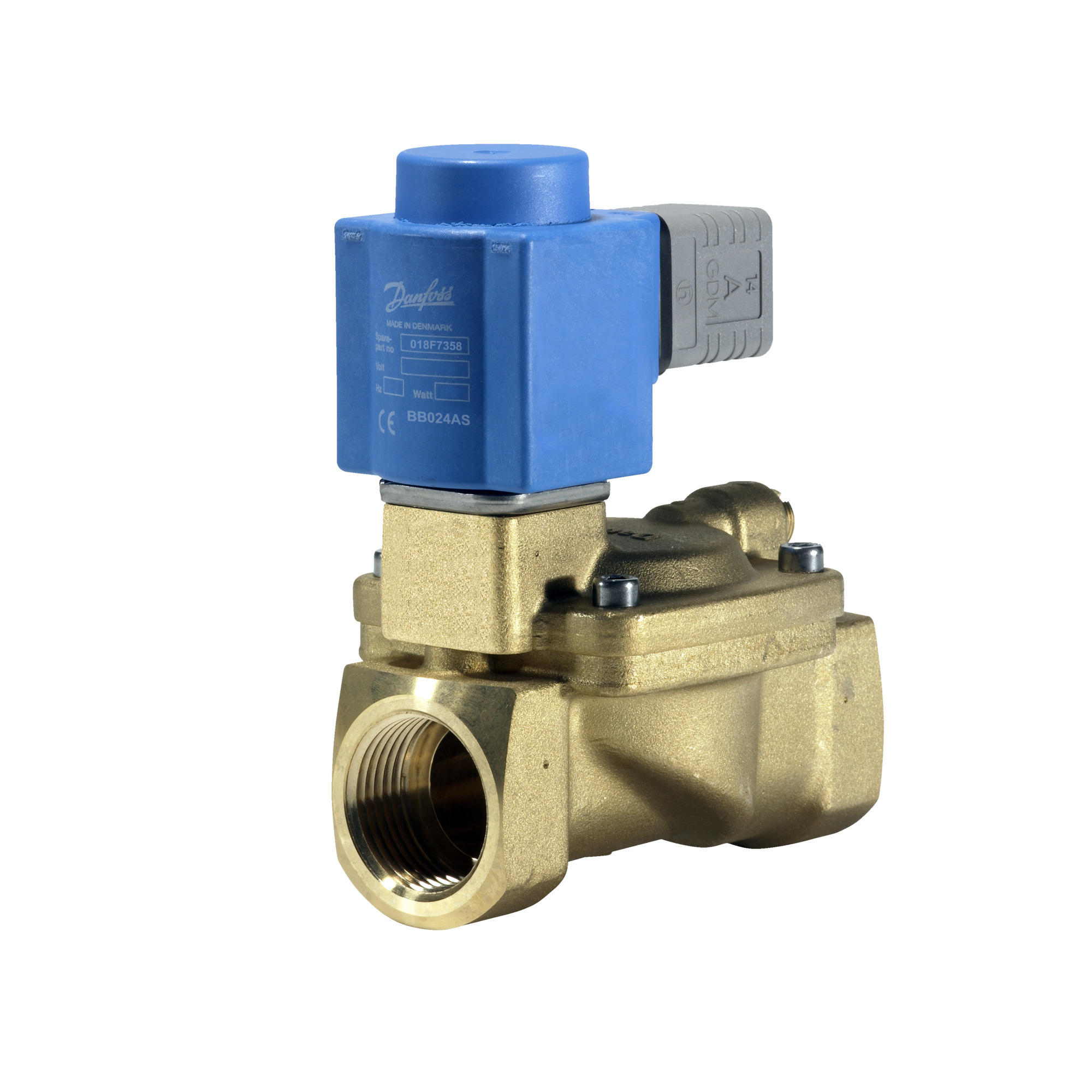 Danfoss EV220B — двухходовые электромагнитные клапаны для общей промышленности Клапан электромагнитный EV220B 032U7120  - Вид №39
