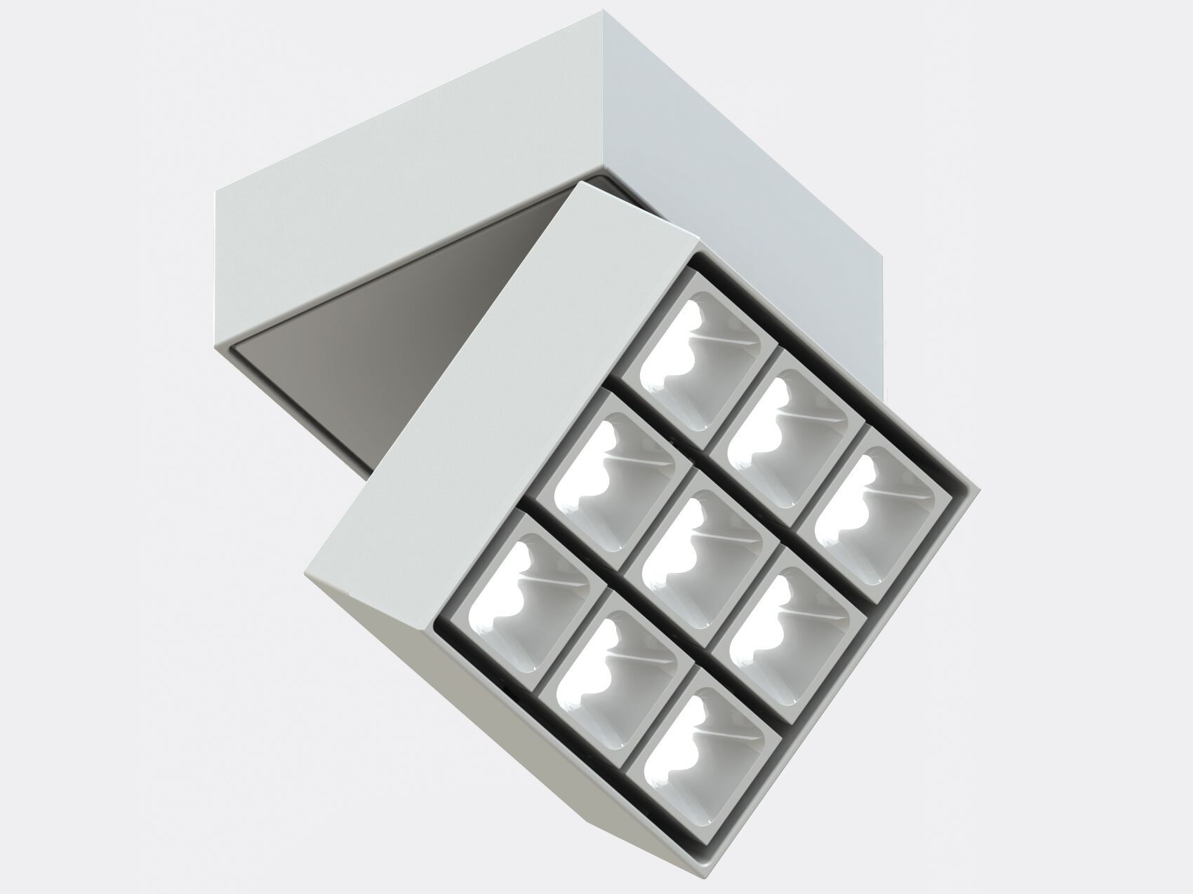 Регулируемая металлическая светодиодная потолочная лампа Lucifero's рычаг ARCH-00132867