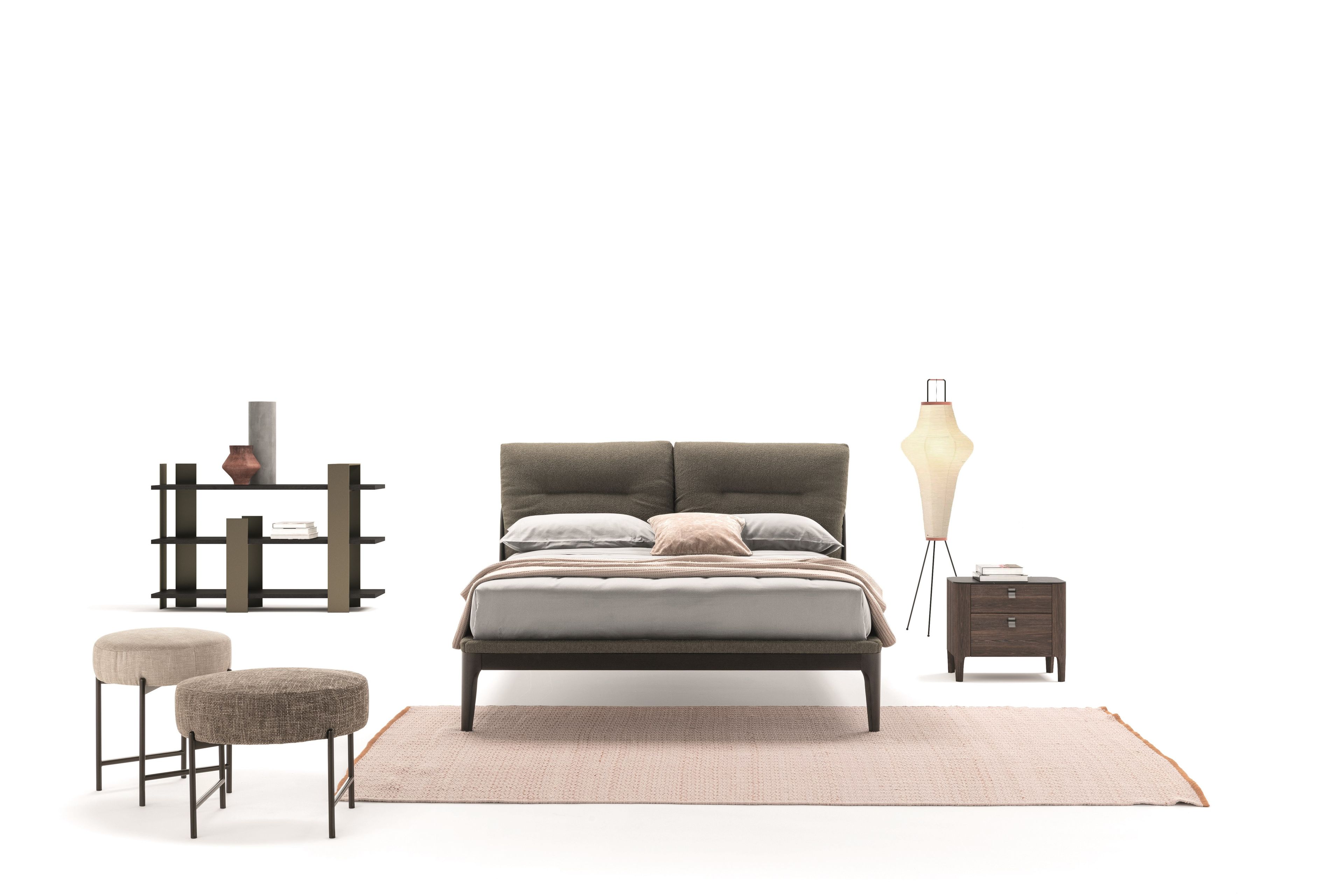 Двуспальная деревянная мягкая кровать Dall'Agnese семьдесят ARCH-00121881 - Вид №7