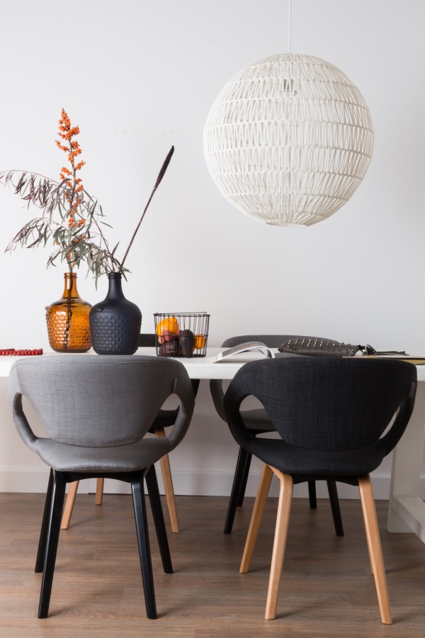 Кресло Flexback темно-серое с черным основанием Zuiver 1200098 - Вид №2