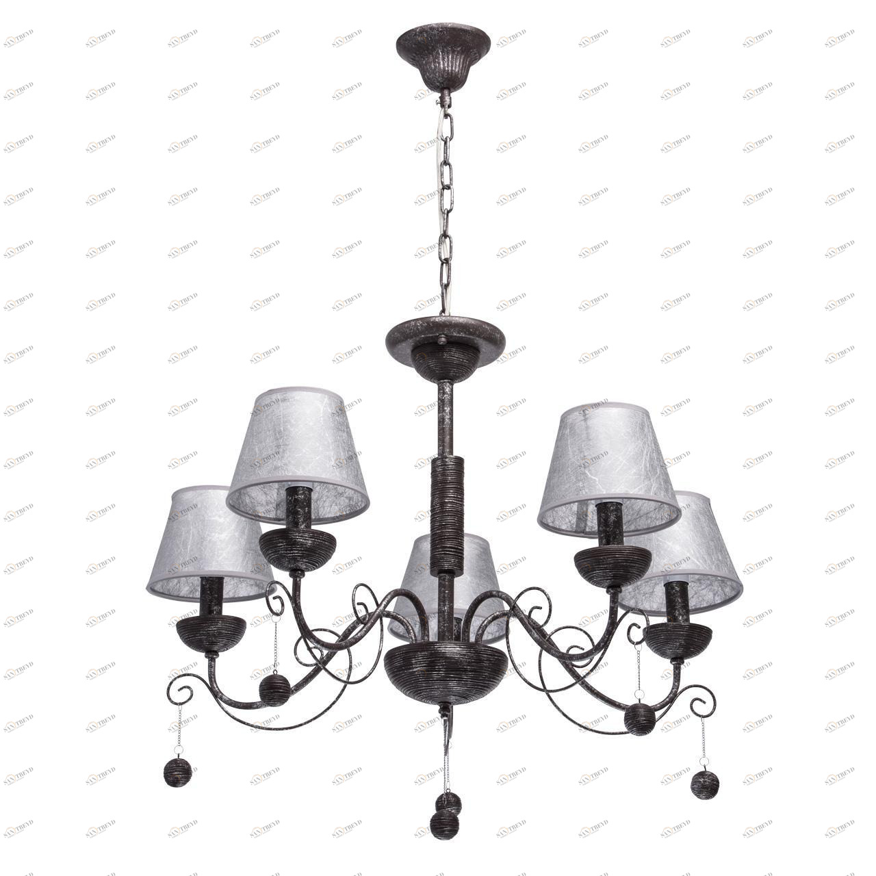 Подвесная люстра MW-Light Карбон 697010205 MW-LIGHT ДИЗАЙНЕРСКИЕ, КАРБОН 187031 Серый 